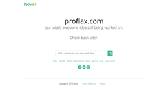 Desktop Screenshot of proflax.com