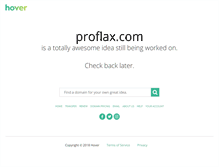 Tablet Screenshot of proflax.com